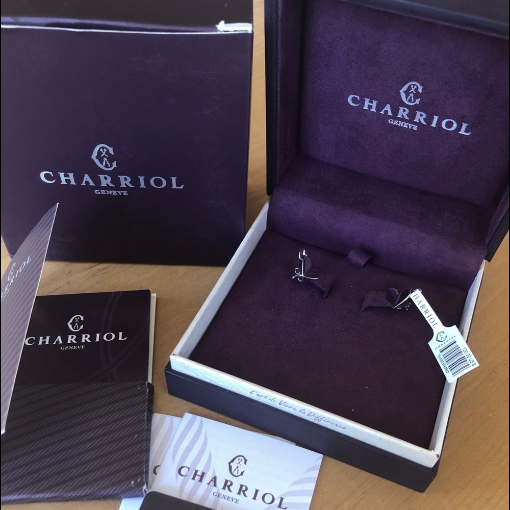 Charriol Butterfly Earrings. Retail$130. NWT!